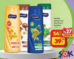 HOBBY ŞAMPUAN/SAÇ KREMİ ÇEŞİTLERİ 500 ML